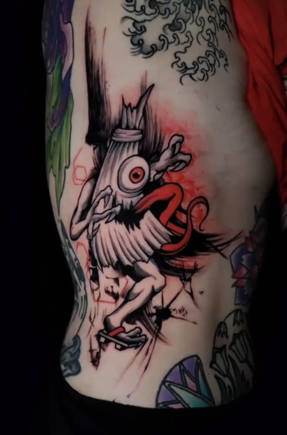 One-eyed creature piece — Trad Polka Fusion